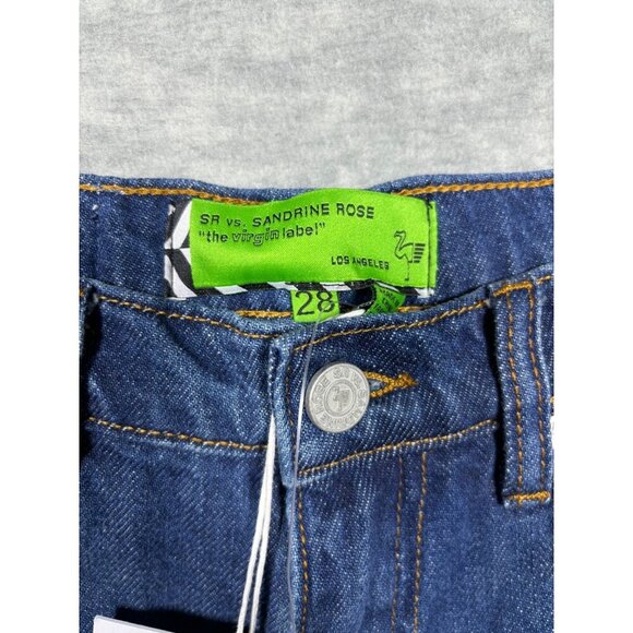 SR Vs. Sandrine Rose Women's Denim‎ Jean Shorts Frayed Hem Size 28 Jorts - Picture 3 of 6